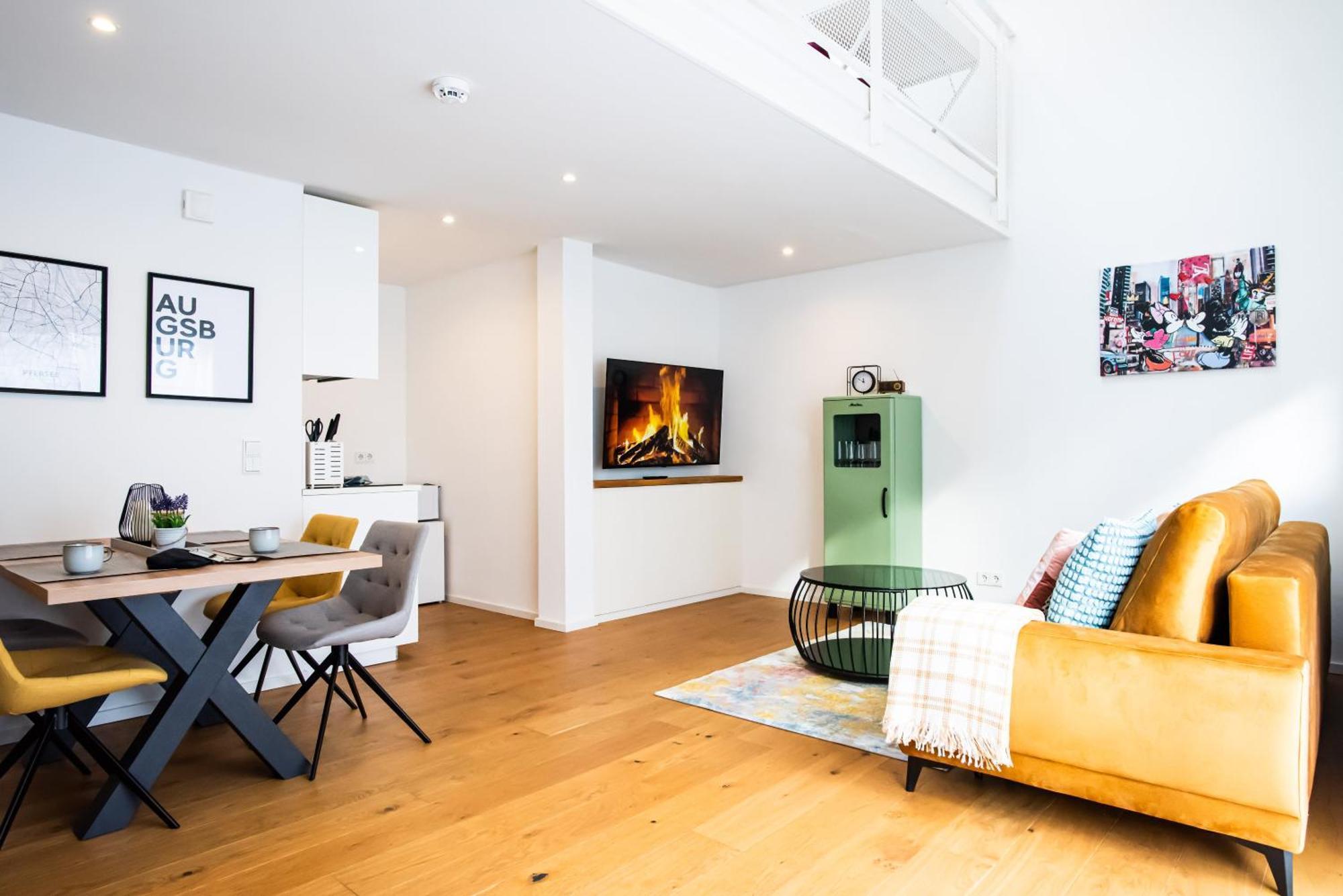 Loftartige Wohnung In Augsburg-Pfersee Екстериор снимка